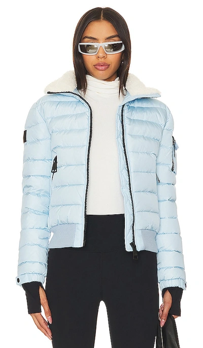 Sam Saylor Jacket In Matte Baby Blue