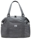 Herschel Supply Co Strand Duffle Bag In Raven Crosshatch