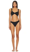 Hunza G Bonnie Bikini Set In Black