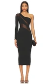 Superdown Kaelyn Maxi Dress In Black