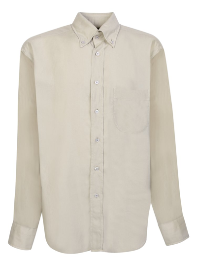Tom Ford Buttoned Long In Beige