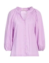 Camicettasnob Woman Shirt Light Purple Size 8 Cotton