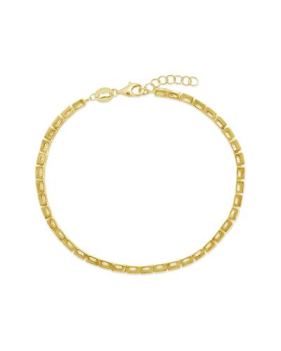 Sterling Forever 14k Plated Christina Bracelet In Gold