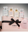 LOVERY LOVERY 4PC FLORAL EAU DE PARFUM LAGOON, ROSE, AMBER & VANILLA SCENT GIFT SET