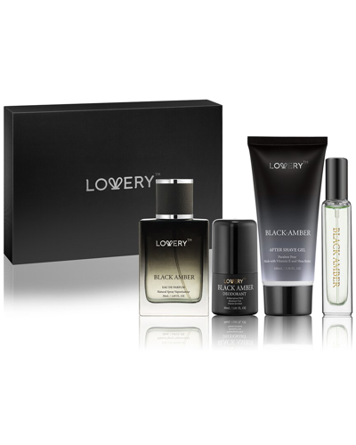 Lovery 5pc Black Amber Bath & Body Gift Set