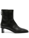 A.EMERY BLACK SOMA LEATHER ANKLE BOOTS