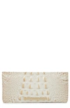 Brahmin 'ady' Croc Embossed Continental Wallet In Mermaid