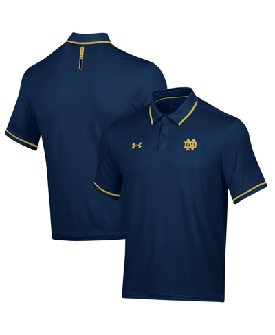 Under Armour Men's  Navy Notre Dame Fighting Irish T2 Tipped Performance Polo Shirt