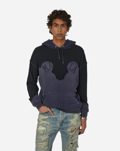 Maison Margiela Décortiqué Hoodie Vintage In Blue