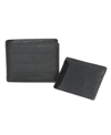 Club Rochelier Men's Billfold Wallet With Removable Card Holder In Black