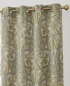 Hlc.me Paris Paisley Decorative Print Damask Pattern Thermal Insulated Blackout Energy Savings Room Darkeni In Sage Green