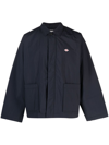 DANTON MOLESKIN JACKET MEN NAVY IN COTTON