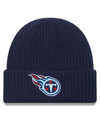 New Era Navy Tennessee Titans Prime Cuffed Knit Hat In Navy
