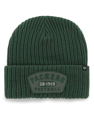 47 Brand Men's ' Green Green Bay Packers Ridgeway Cuffed Knit Hat