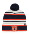 47 BRAND YOUTH BOYS AND GIRLS '47 BRAND WHITE AUBURN TIGERS STRIPLING CUFFED KNIT HAT WITH POM