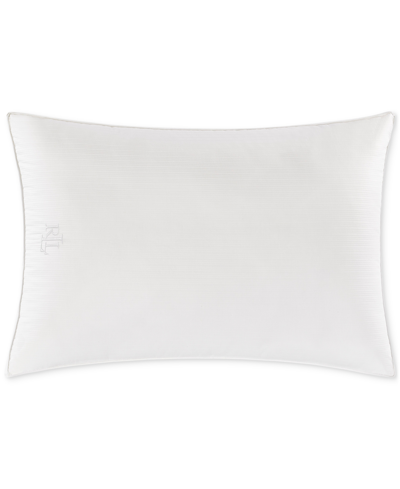 Lauren Ralph Lauren Won't Go Flat Foam Core Extra Firm Density Down Alternative Pillow, Standard/que In White