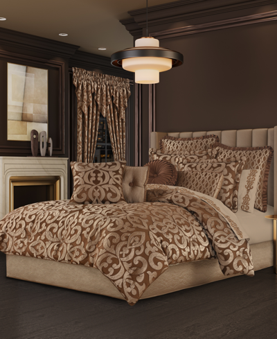 J Queen New York La Boheme 4-pc. Comforter Set, King In Copper