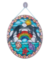MELISSA & DOUG MELISSA & DOUG STAINED GLASS MADE EASY CRAFT KIT: DOLPHINS
