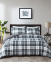 Madison Park Essentials Parkston Reversible 2-pc. Comforter Set, Twin/twin Xl In Black,white
