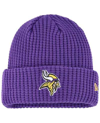 New Era Kids' Youth Boys And Girls  Purple Minnesota Vikings Prime Cuffed Knit Hat