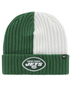 47 BRAND MEN'S '47 BRAND GREEN NEW YORK JETS FRACTURE CUFFED KNIT HAT