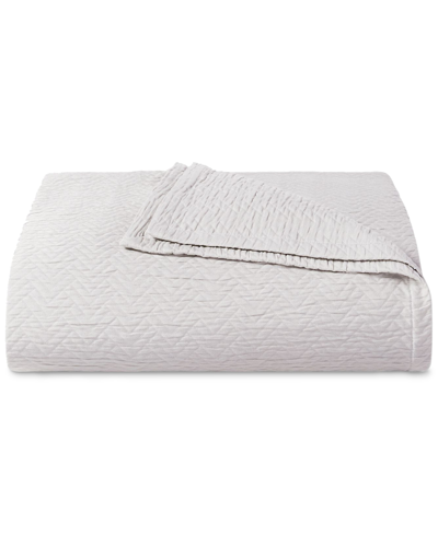 Lauren Ralph Lauren Kaia Matelasse Coverlet, Full/queen In Soft Grey