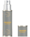 CREED LEATHER REFILLABLE TRAVEL ATOMIZER GREY, 0.16 OZ.