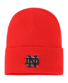 UNDER ARMOUR MEN'S UNDER ARMOUR RED NOTRE DAME FIGHTING IRISH SIGNAL CALLER CUFFED KNIT HAT
