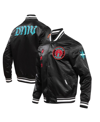 Pro Standard Men's  Black Washington Wizards 2023/24 City Edition Satin Full-snap Jacket In Black