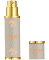 CREED LEATHER REFILLABLE TRAVEL ATOMIZER BEIGE, 0.16 OZ.