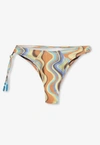 Jacquemus Barco Bead-embellished Printed Mid-rise Bikini Briefs In Multicolor
