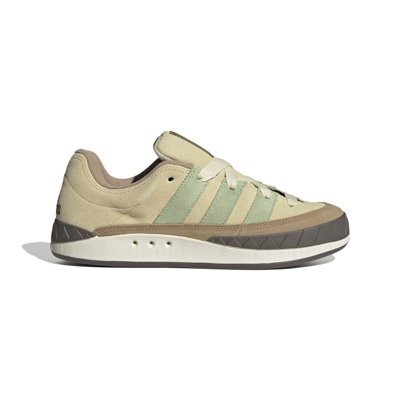 Adidas Originals Adimatic 复古鲨鱼面包 防滑耐磨 低帮板鞋 男女同款 白黄 Ig6022 In Neutral