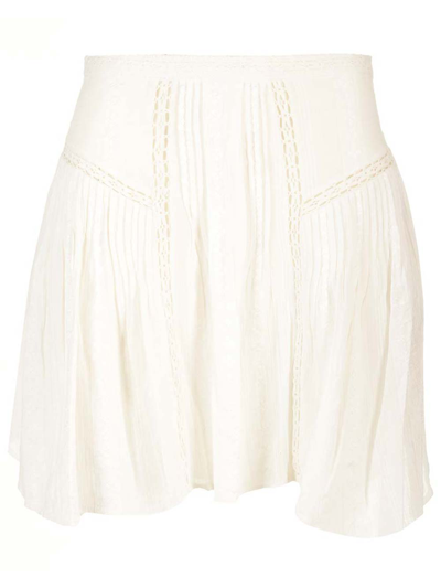 Marant Etoile Jorena Mini Skirt In White