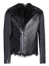 Comme Des Garçons Homme Deux Faux Leather Jacket In Black