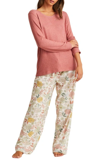 Papinelle Karolina Relaxed Fit Pajamas In Soft Cinnamon