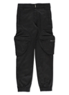 GIVENCHY GIVENCHY KIDS LOGO LETTERING GABARDINE TROUSERS