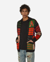 Awake Ny Stadium Patchwork Zip Cardigan In Multicolor