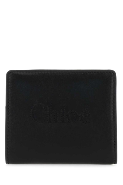 Chloé Chloe Wallets In Black