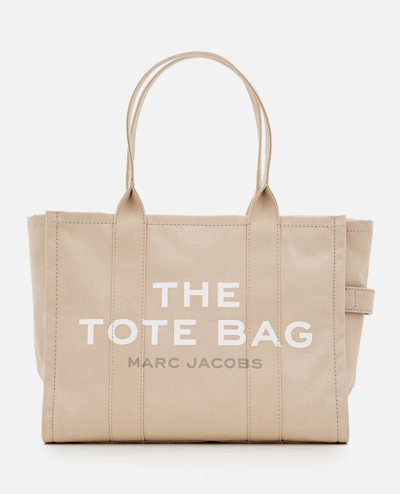 Marc Jacobs The Large Canvas Tote Bag In Beige