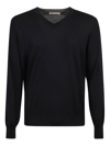 Brunello Cucinelli V-neck Sweater In Blu