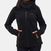 Bench Dna Womens Original Zip-up Funnel Neck Sweatshirt In Black