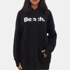 Bench Dna Womens Trademark Oversize Hoodie In Black