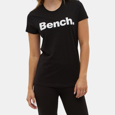 Bench Dna Womens Gramercy Logo Tee In Black