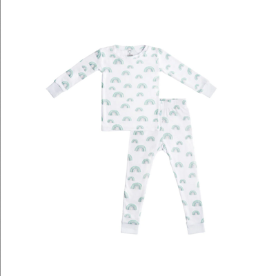 Dreamland Baby Toddler Bamboo Pajamas In White