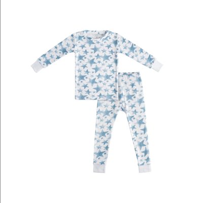 Dreamland Baby Toddler Bamboo Pajamas In Blue