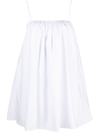 MATTEAU WHITE FLARED SHIFT DRESS