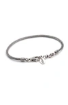 Samuel B. Sterling Silver Wheat Chain Bracelet In Silver