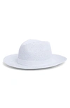NORDSTROM PACKABLE BRAIDED PAPER STRAW PANAMA HAT