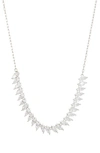 NORDSTROM RACK NORDSTROM RACK ANGLED MARQUIS CZ FRONTAL NECKLACE