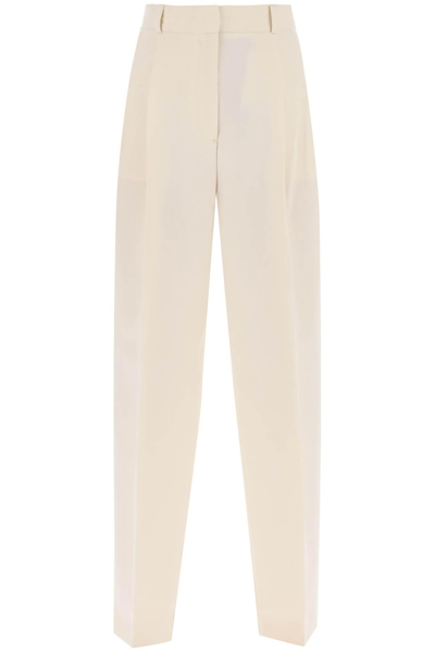 TOTÊME DOUBLE-PLEATED VISCOSE TROUSERS